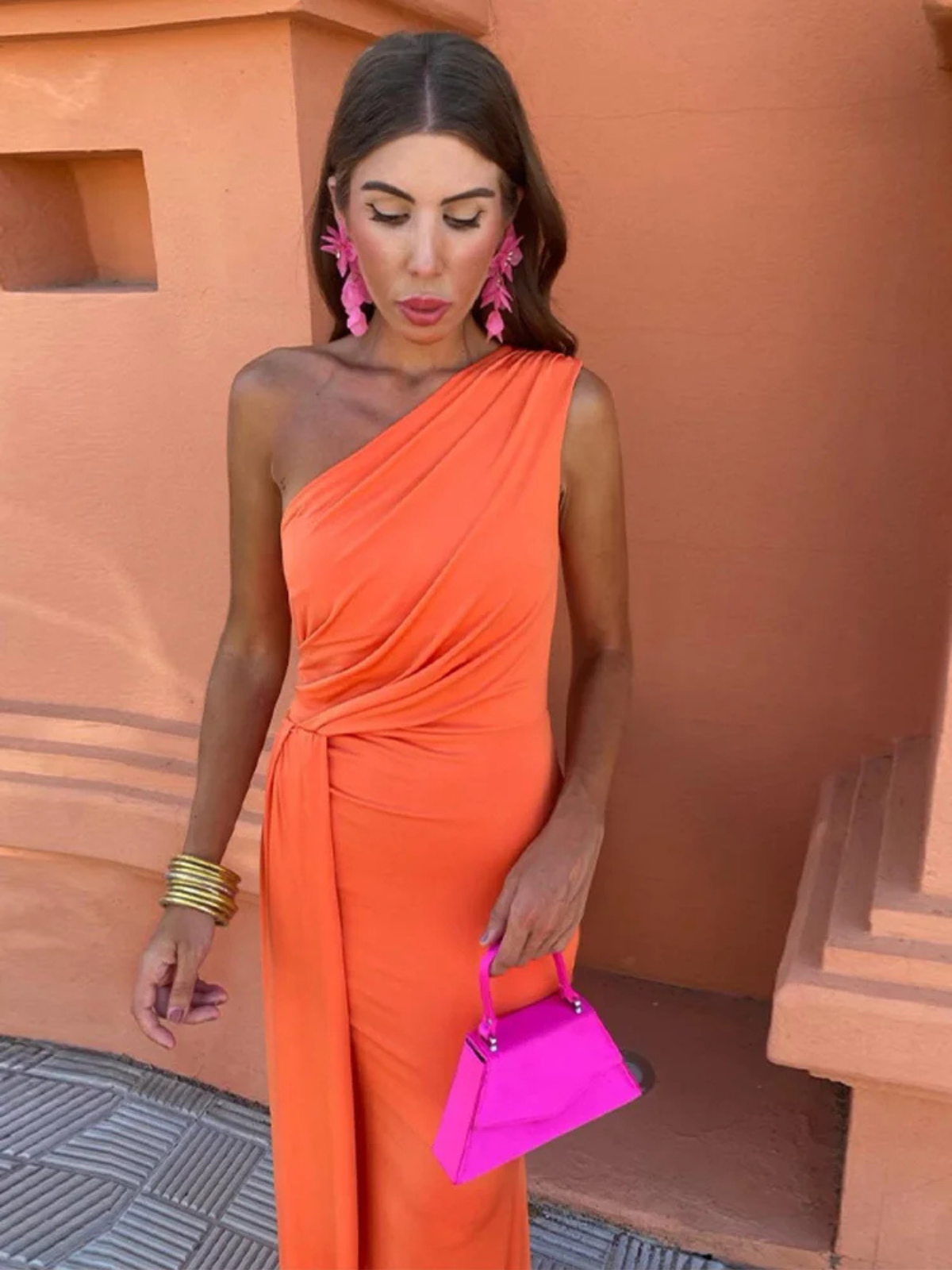 Lia | Robe Longue Asymétrique