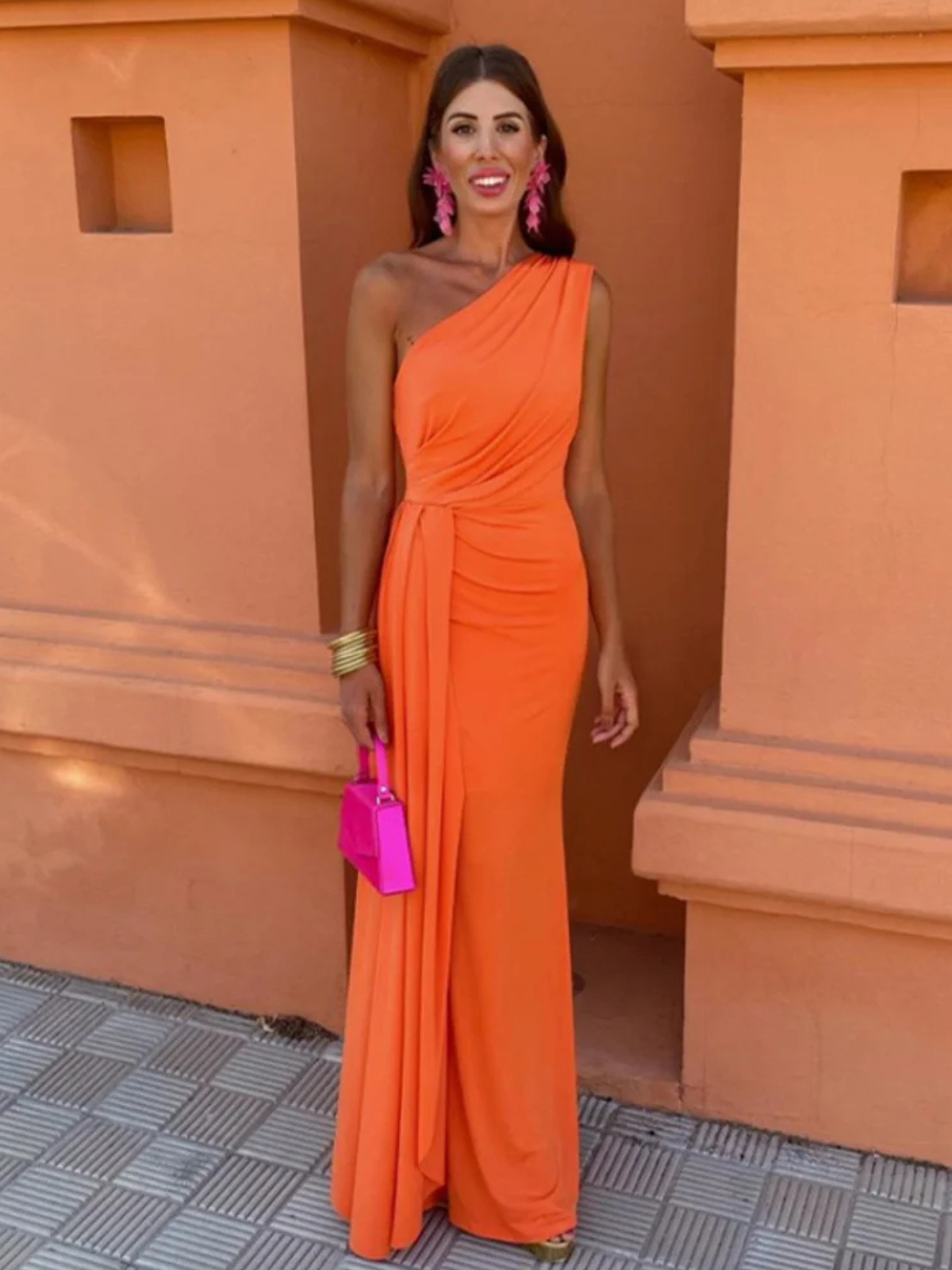 Lia | Robe Longue Asymétrique