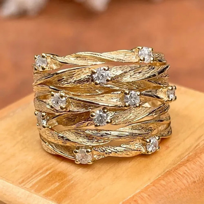 Bague vintage en or