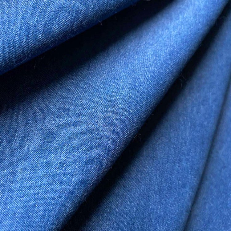 Ilse | Robe mi-denim à col en V d'été
