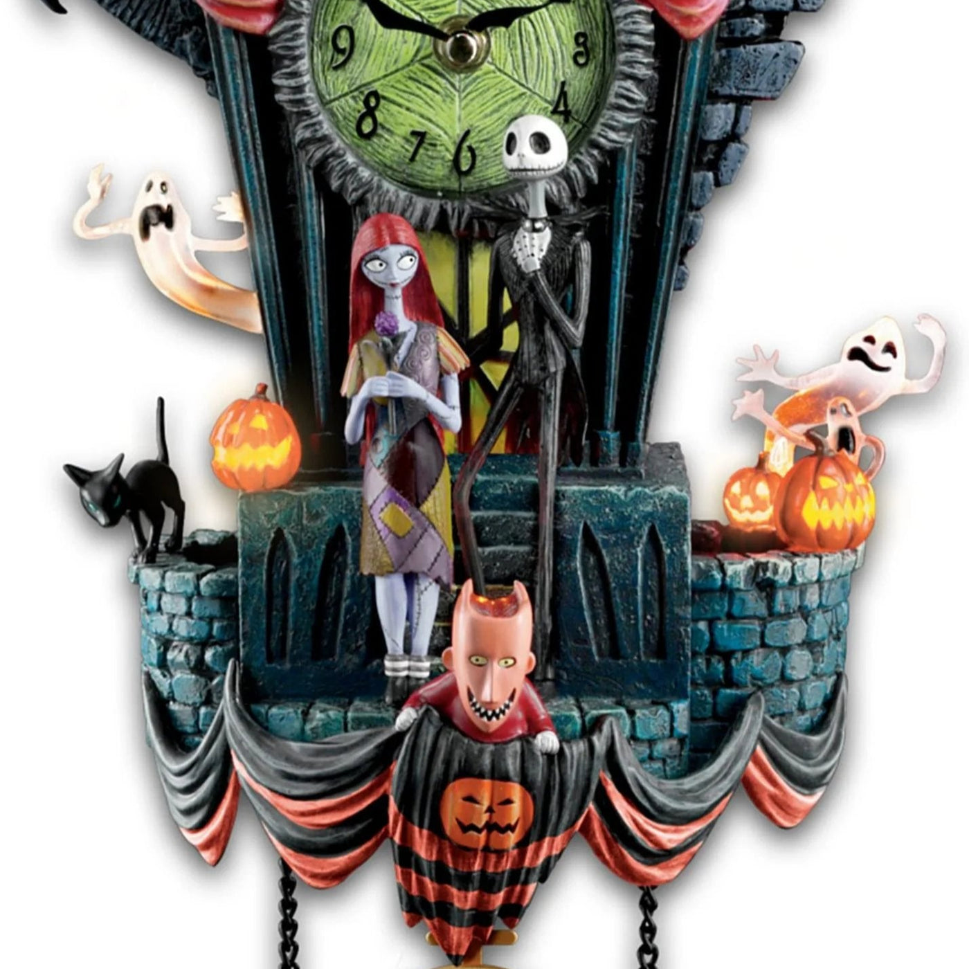 HallowClock – Horloge murale de collection L’Étrange Noël de Monsieur Jack