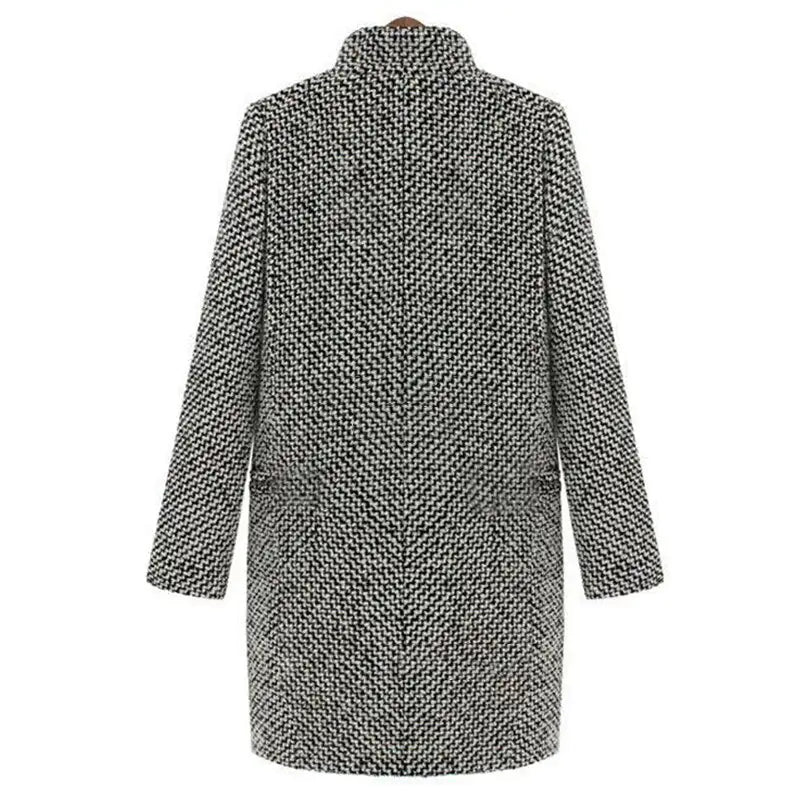 Evelyn - Manteau d'Hiver Élégant en Laine