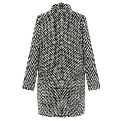 Evelyn - Manteau d'Hiver Élégant en Laine
