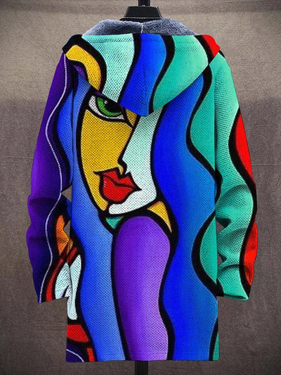 René – Cardigan de luxe inspiré par l'art