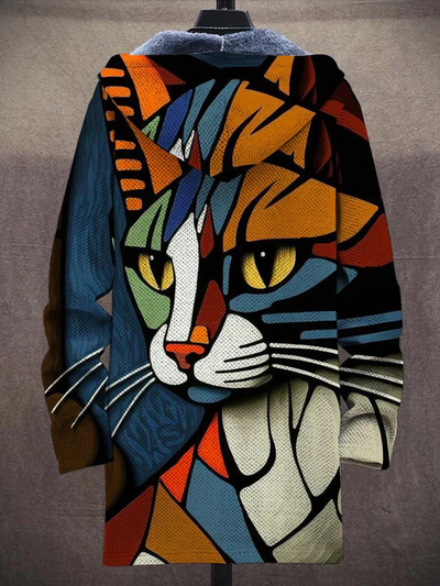 Claude - Cardigan de luxe inspiré par l'art