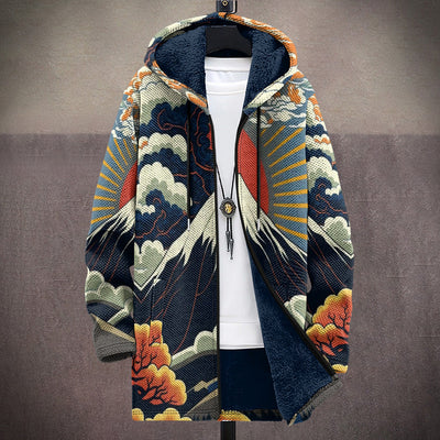 Chris - Cardigan de luxe inspiré par l'art
