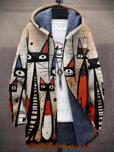 Jules - Cardigan de luxe inspiré par l'art