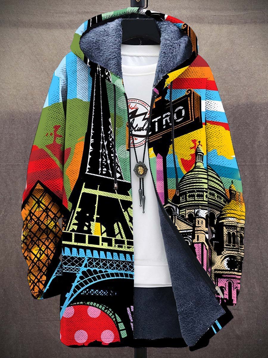Alex - Cardigan de luxe inspiré par l'art