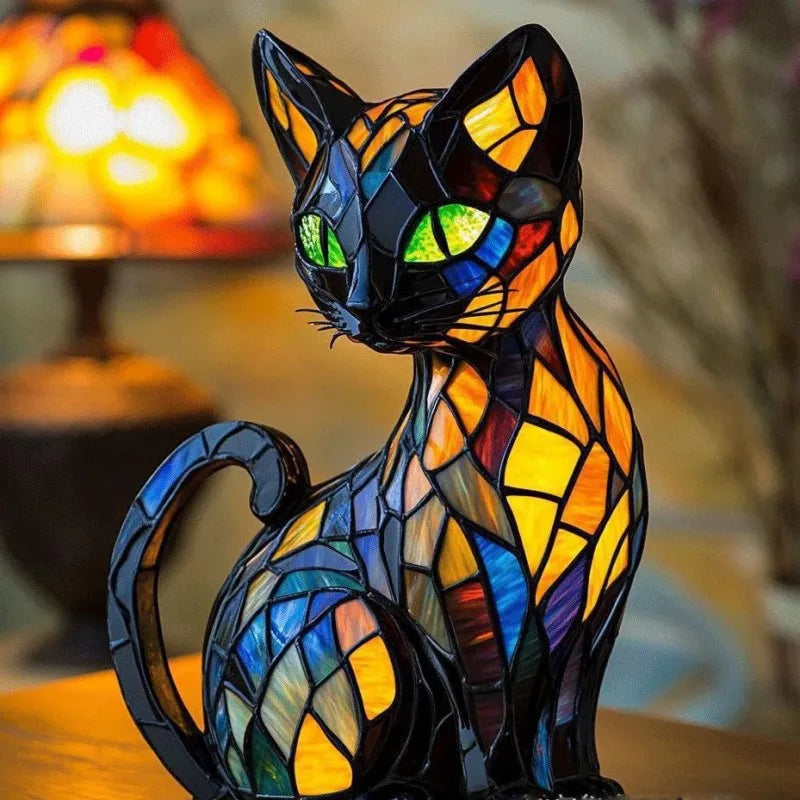 WhiskaGlow - Lampe à Chat Lumineuse Minuit