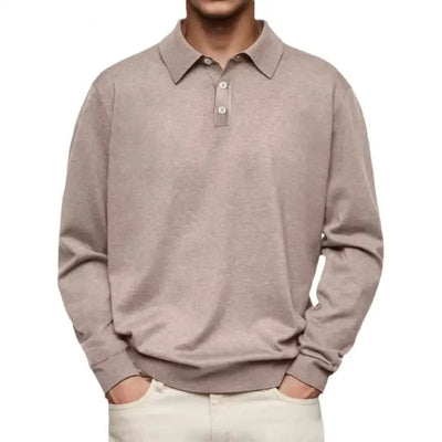 Alphonse - Polo casual à manches longues