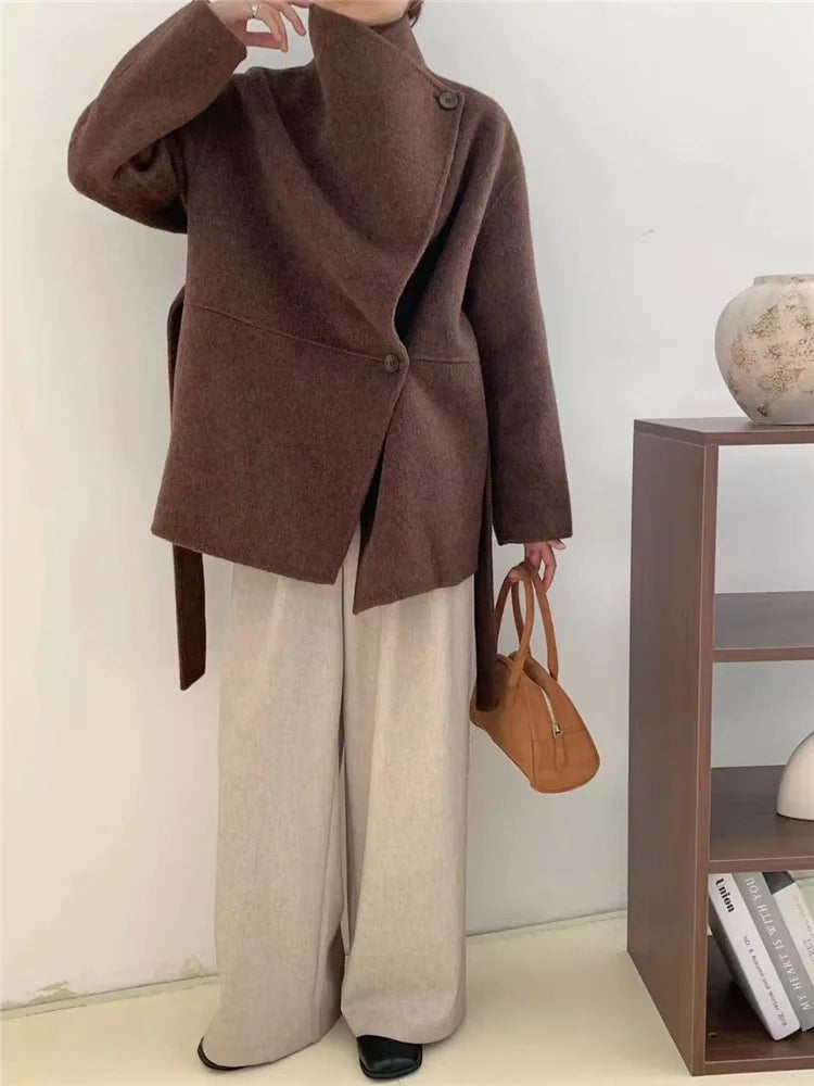 Yves - Manteau en Soie et Laine