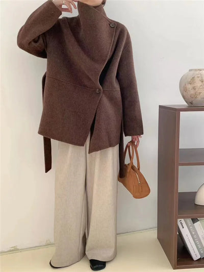 Yves - Manteau en Soie et Laine