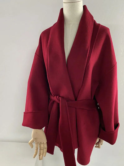 Serenya - Manteau en Laine Long