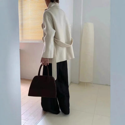 Yves - Manteau en Soie et Laine