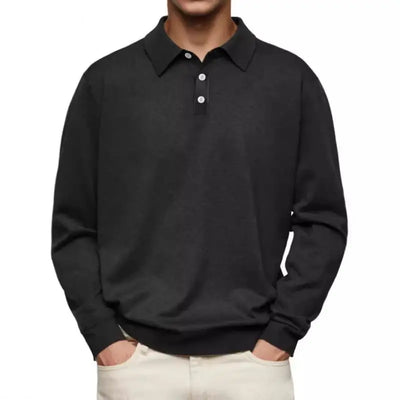 Alphonse - Polo casual à manches longues