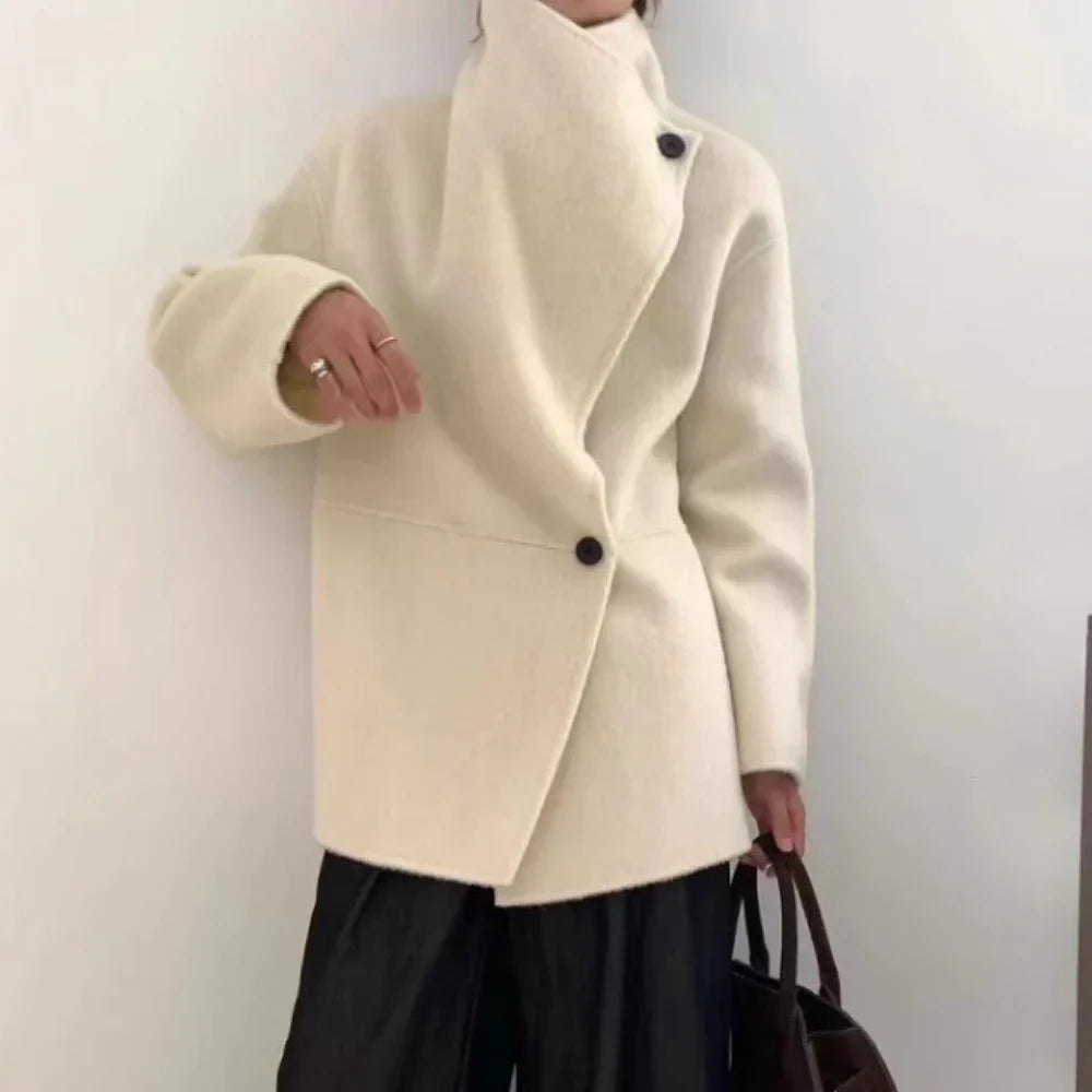 Yves - Manteau en Soie et Laine