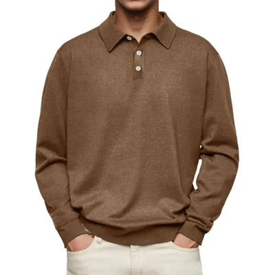 Alphonse - Polo casual à manches longues