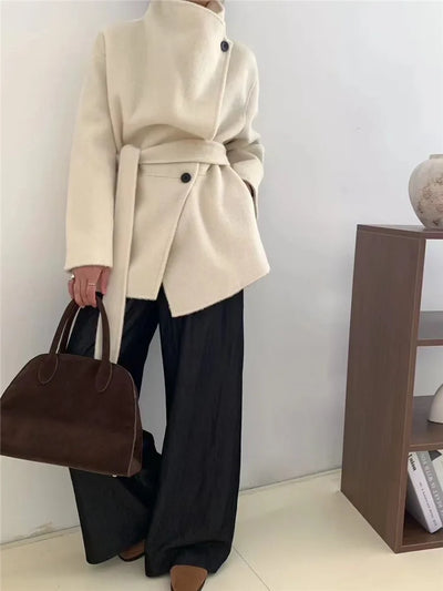 Yves - Manteau en Soie et Laine