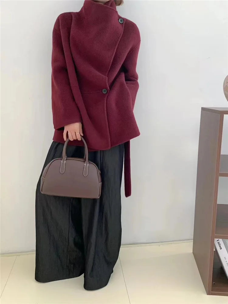 Yves - Manteau en Soie et Laine