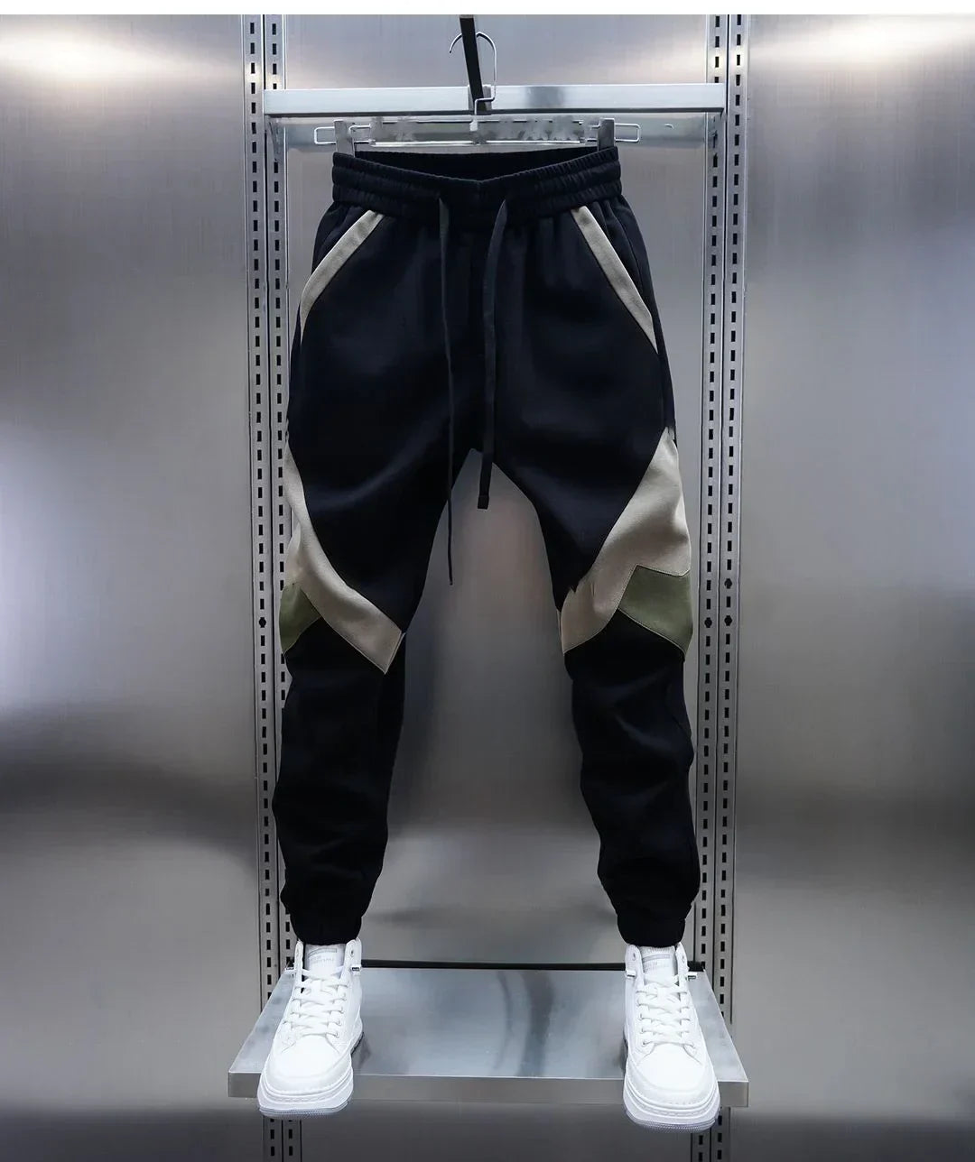 Lucien - Pantalons Confortables avec Panneau Élégant