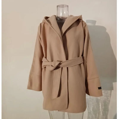 Noelia - Manteau en Laine avec Capuche