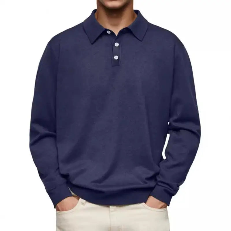 Alphonse - Polo casual à manches longues