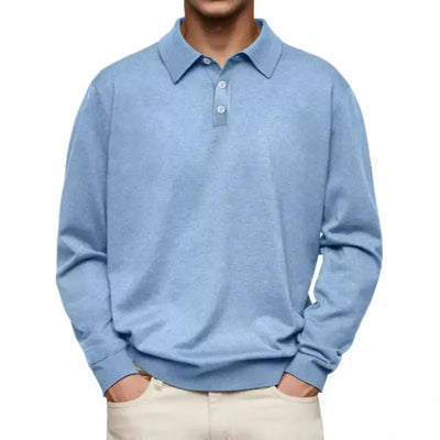 Alphonse - Polo casual à manches longues