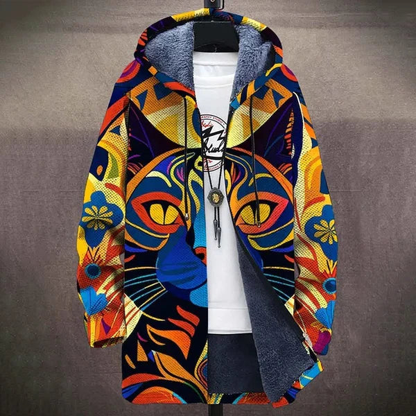 Morgan - Cardigan de luxe inspiré par l'art