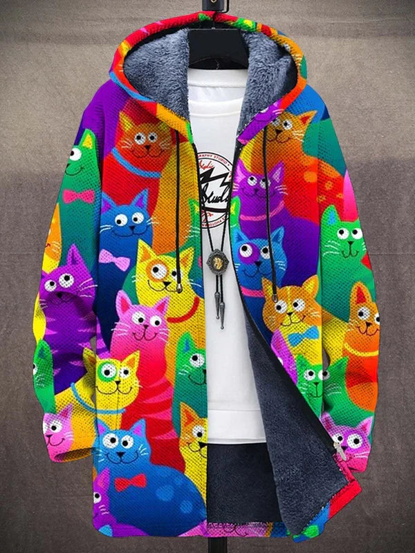 Charlie - Cardigan de luxe inspiré par l'art