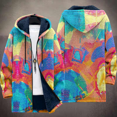 Lou – Cardigan de luxe inspiré par l'art