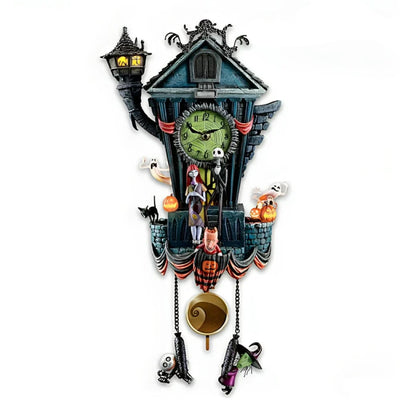 HallowClock – Horloge murale de collection L’Étrange Noël de Monsieur Jack