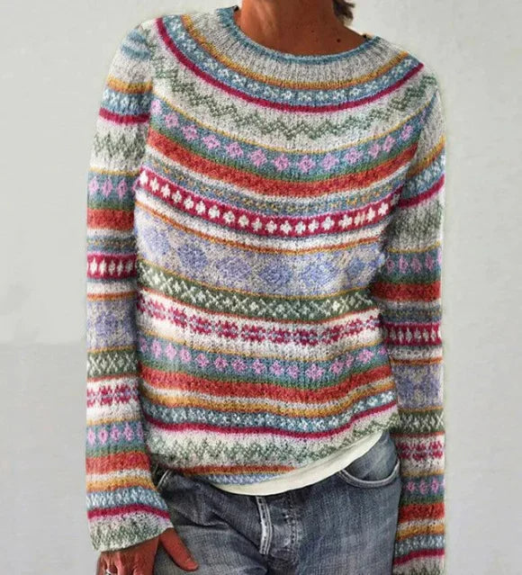 Miriam - Sweater Islandais Rétro