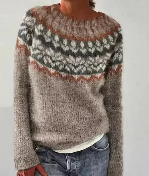 Miriam - Sweater Islandais Rétro