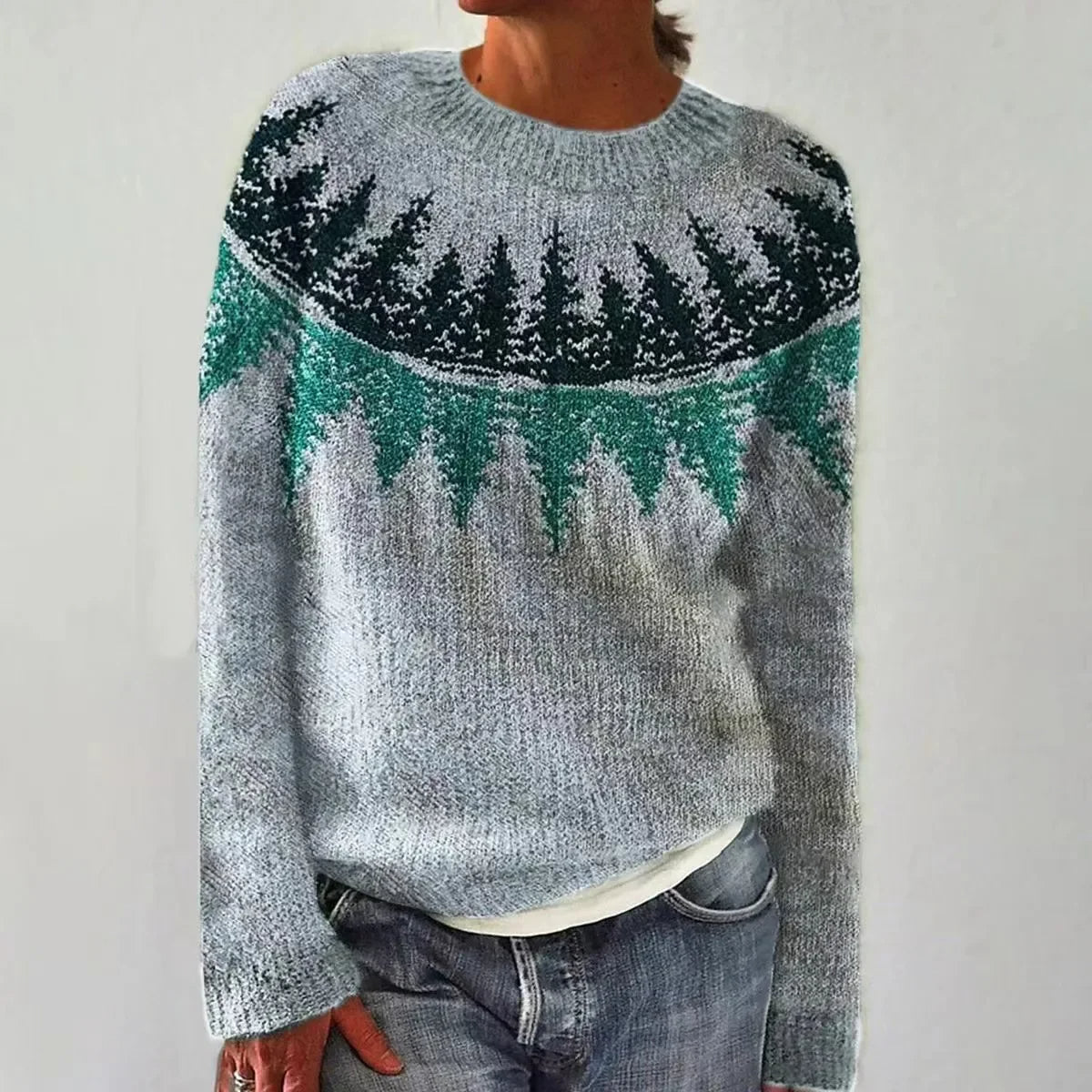 Miriam - Sweater Islandais Rétro