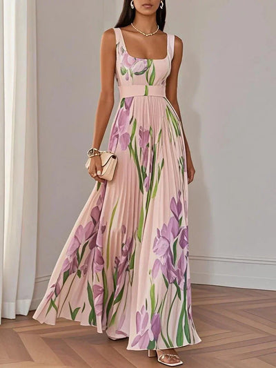 Felisa | Élégant robe longue à fleurs