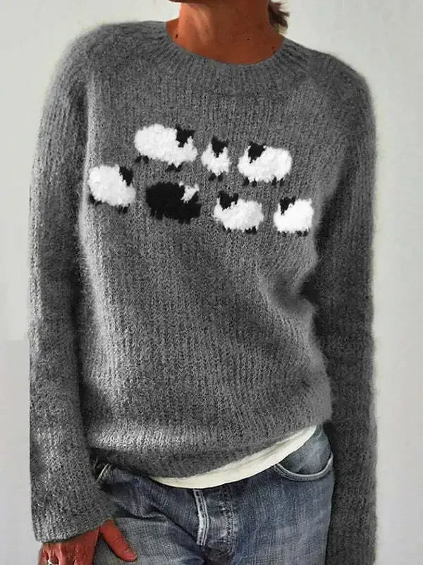 Miriam - Sweater Islandais Rétro