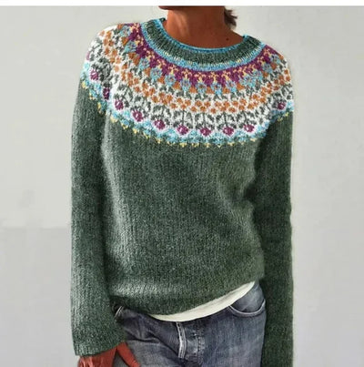 Miriam - Sweater Islandais Rétro