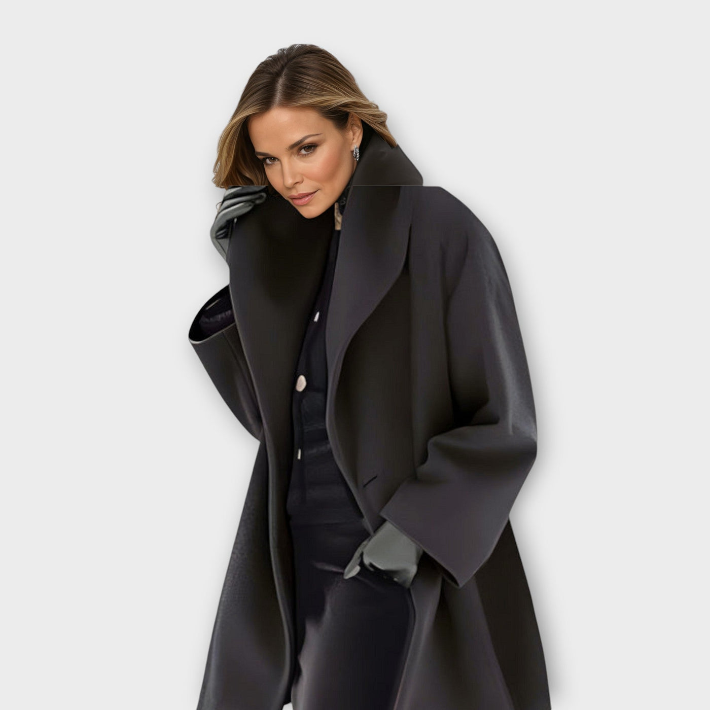 Celine - Manteau en Laine Premium Coupe-Vent