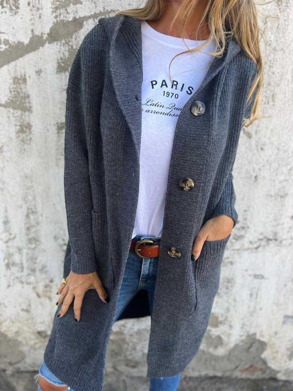 Laure - Long cardigan élégant