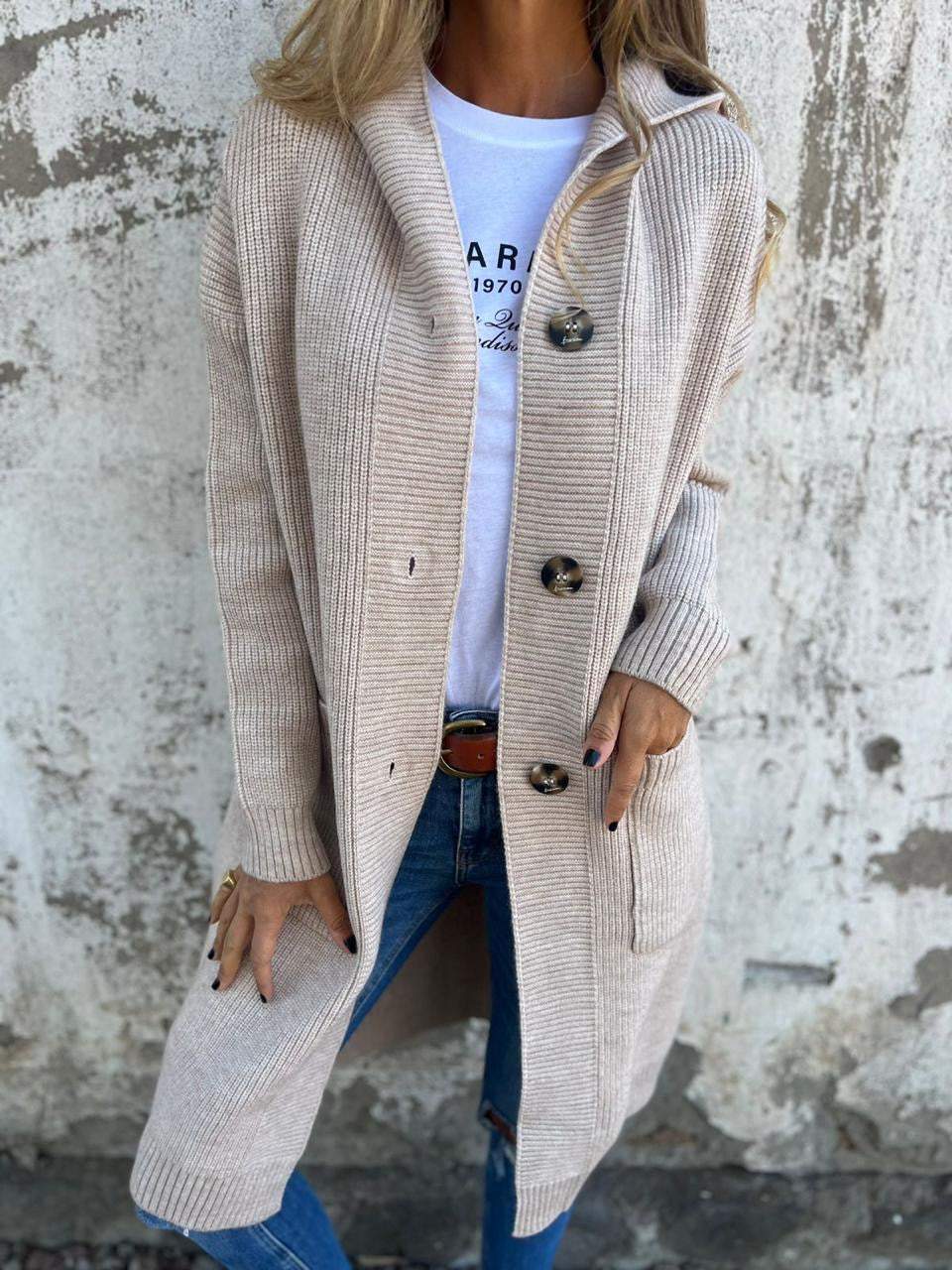 Laure - Long cardigan élégant