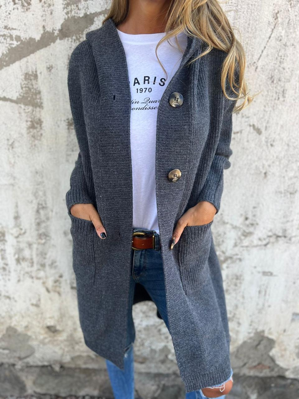 Laure - Long cardigan élégant