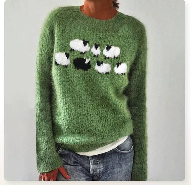 Miriam - Sweater Islandais Rétro