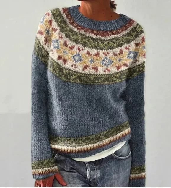 Miriam - Sweater Islandais Rétro
