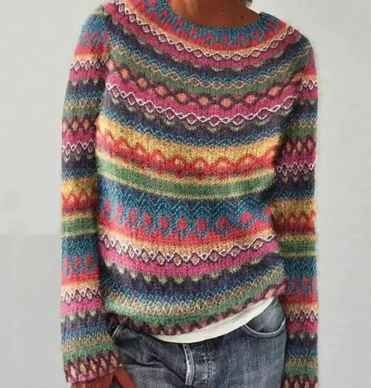 Miriam - Sweater Islandais Rétro